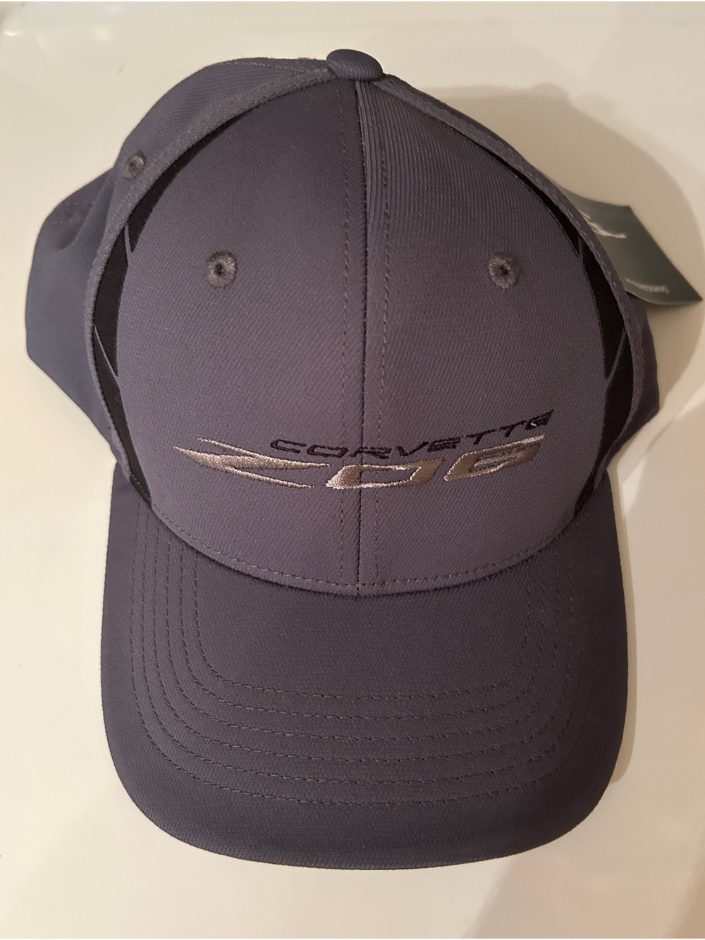 Corvette Z06 Gray Embroidered Cap